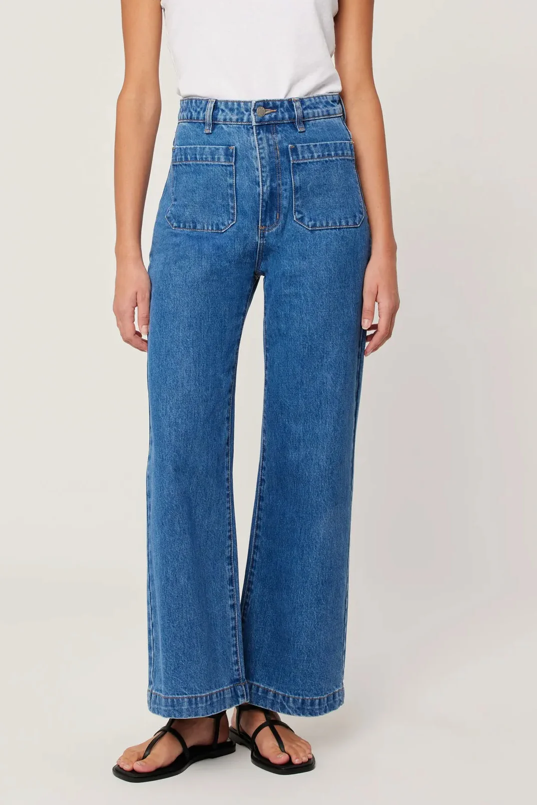 Rollas WOMENS SAILOR JEAN - ASHLEY BLUE