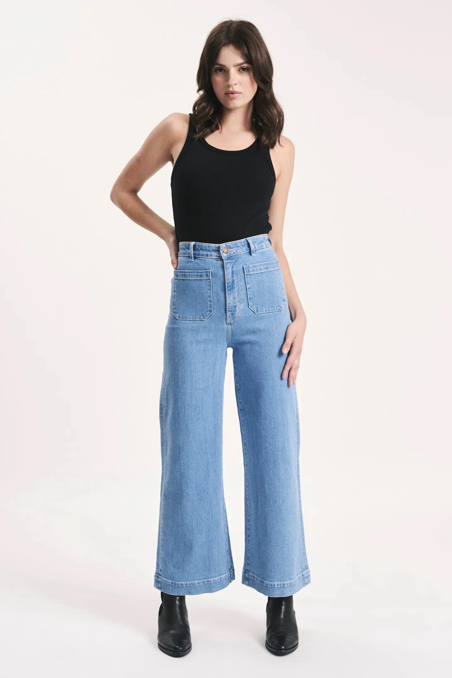 ROLLAS Womens Sailor Jean Lilah Blue - Image 4