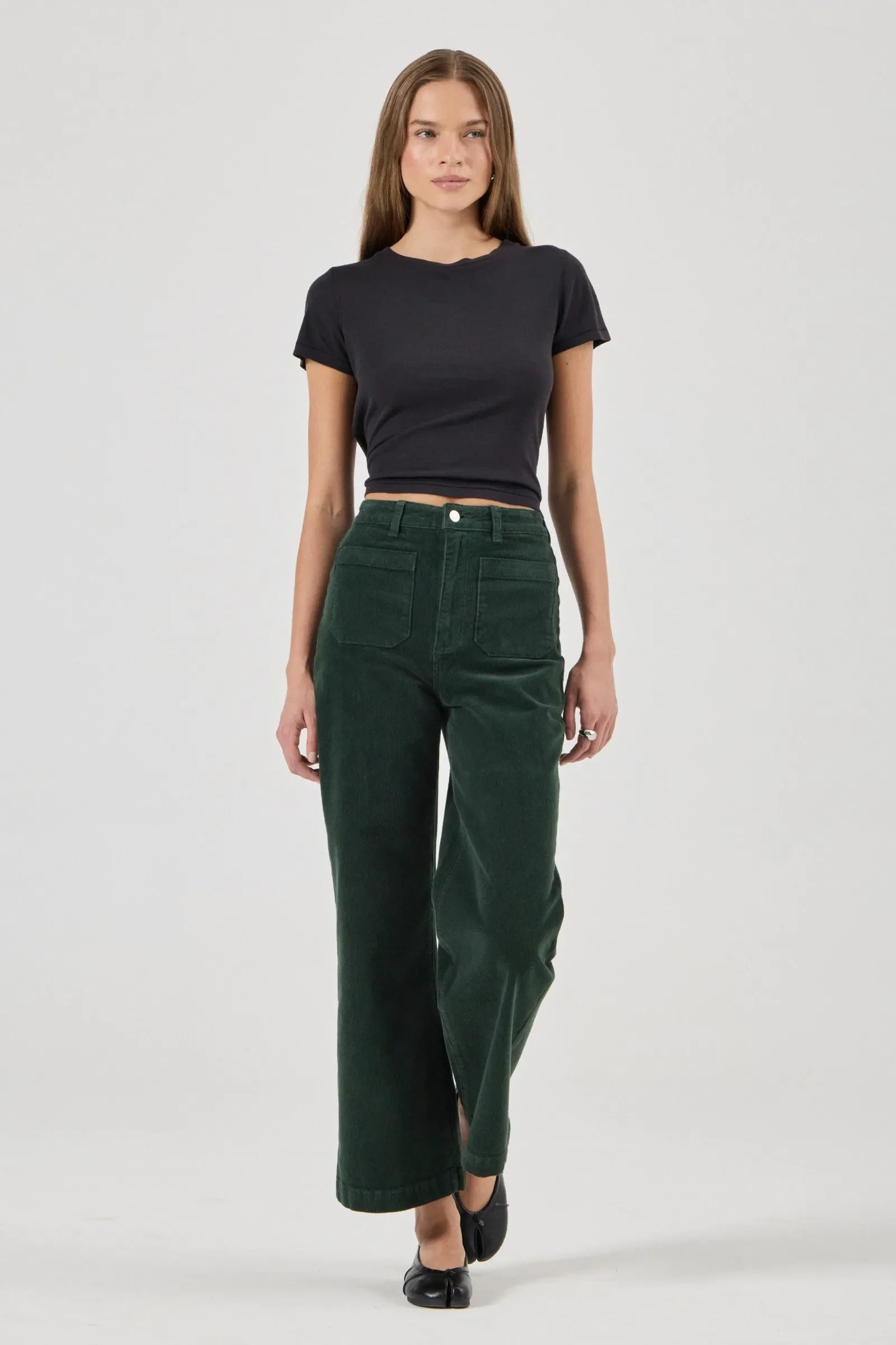ROLLA'S Womens Sailor Jeans in Ivy Cord - Image 6