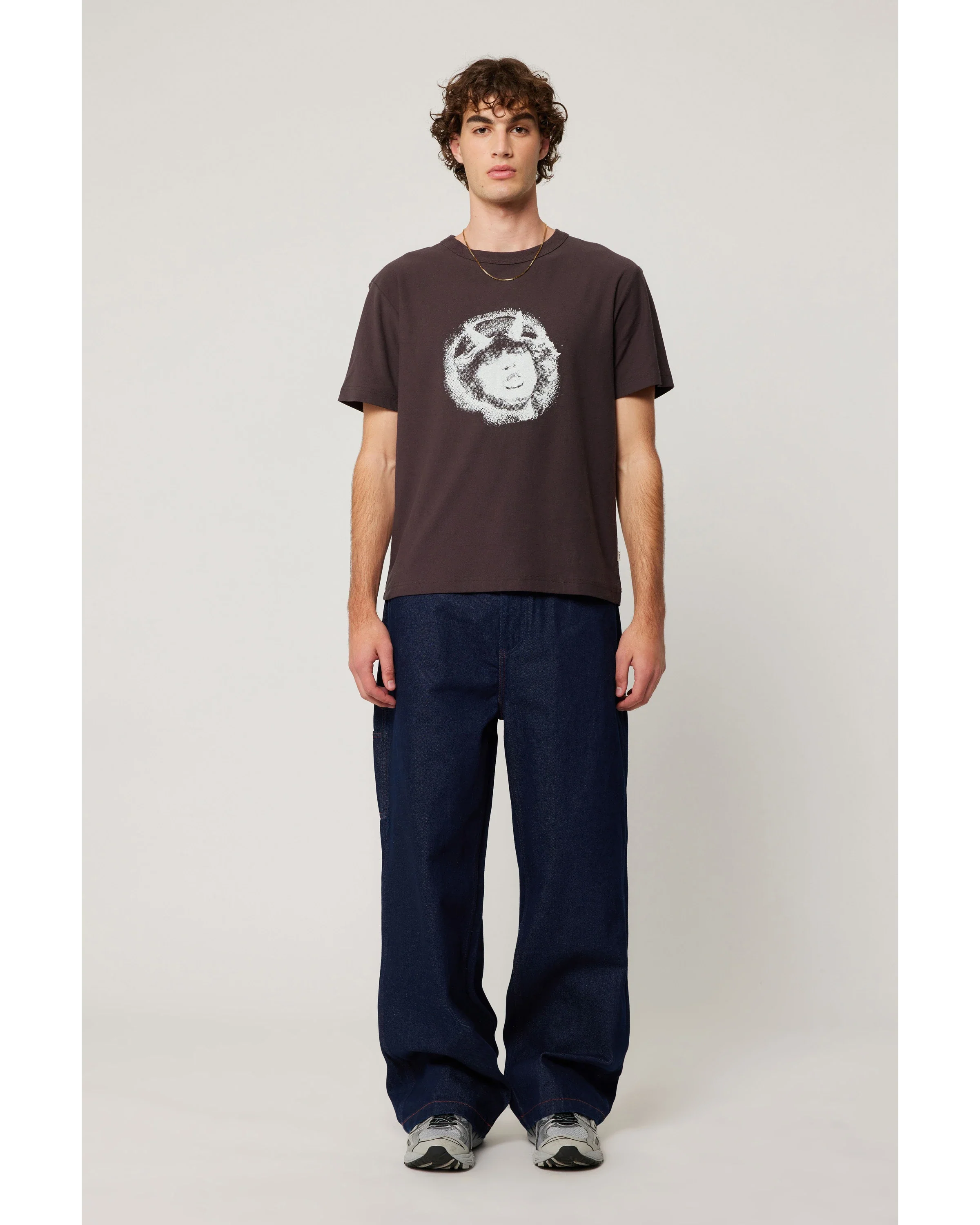 ROLLAS x ACDC Mens Highway Devil Tee - Washed Black - Image 3