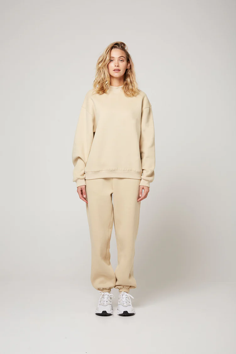 Rozalia Russian x Atoir WOMENS THE CREW NECK SWEATER - OATMEAL - Image 4