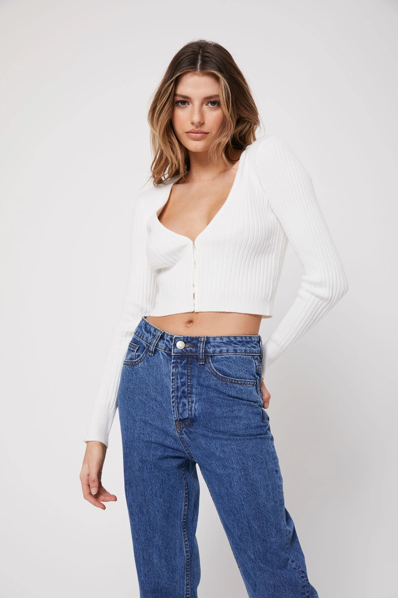 Rozalia Russian x Atoir WOMENS THE DAY CARDIGAN - WHITE