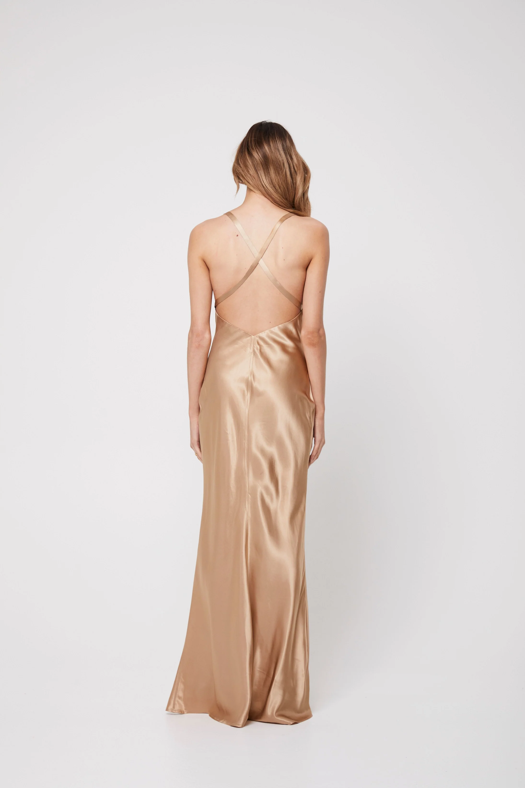 Rozalia Russian x Atoir WOMENS THE SLIP DRESS - CHAMPAGNE - Image 8