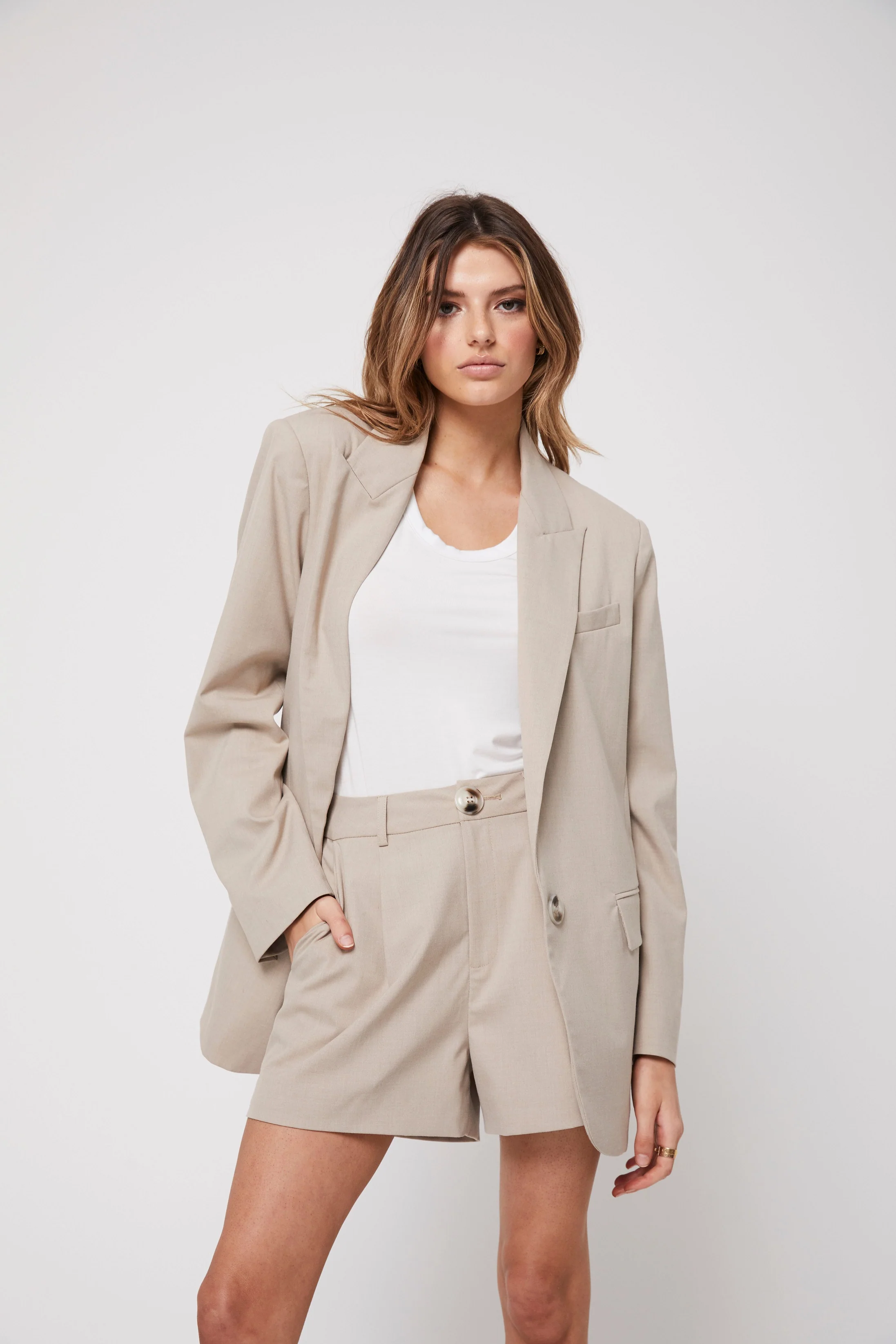 Rozalia Russian x Atoir WOMENS THE TAILORED SHORTS - BEIGE - Image 13