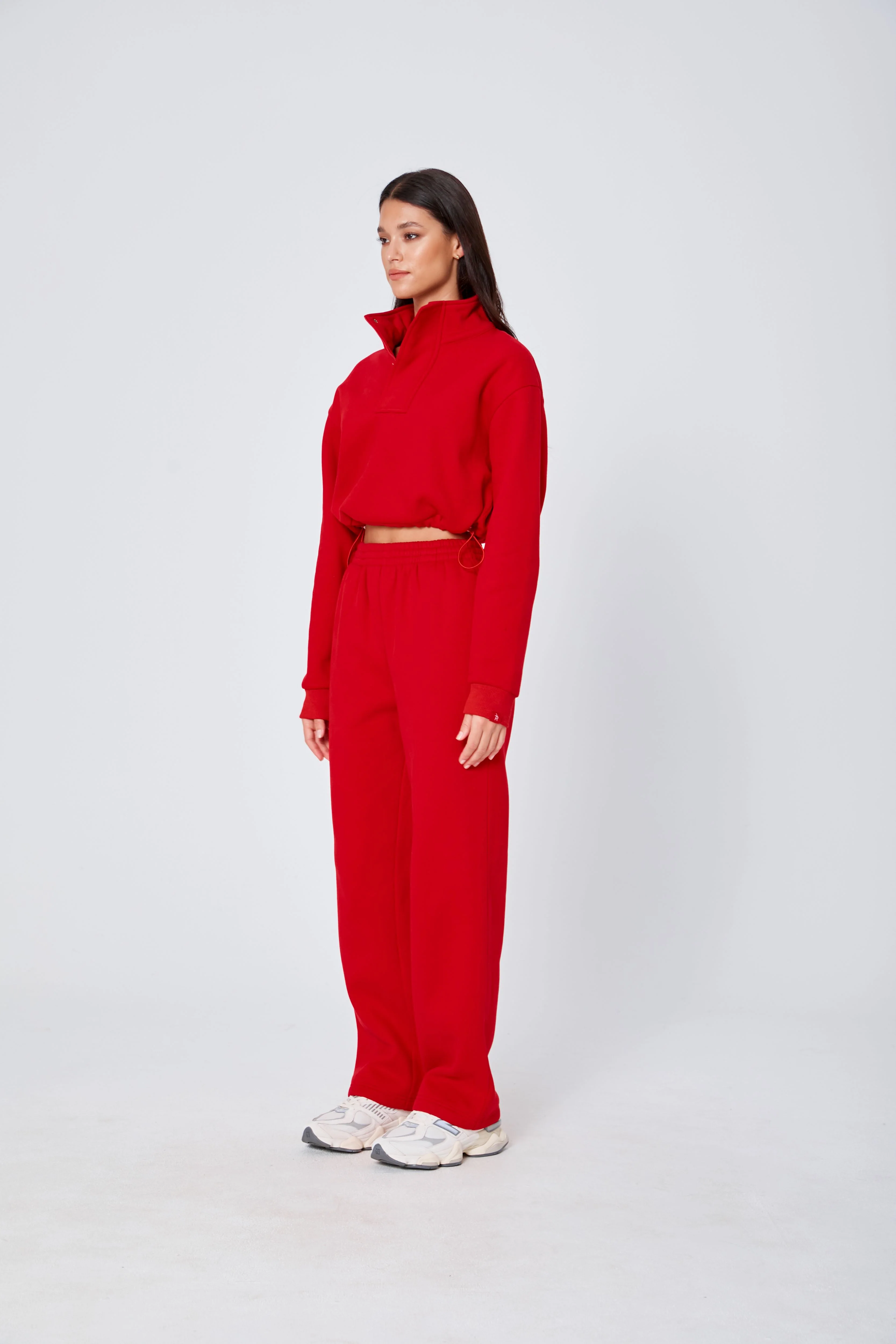 ROZALIA x ATOIR Womens The Straight Leg Pant- Chili - Image 2
