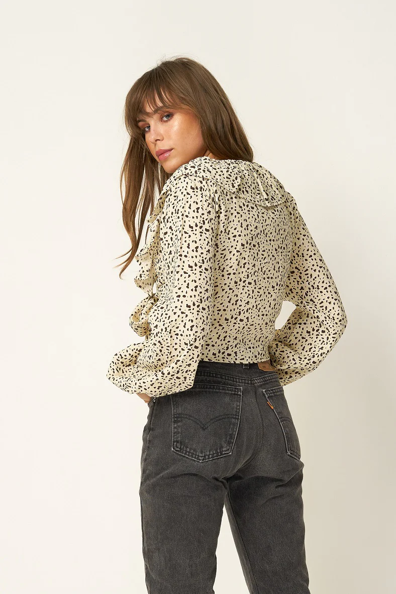 Rue Stiic CADENCE RUFFLE TIE TOP BELLAGIO - Image 4