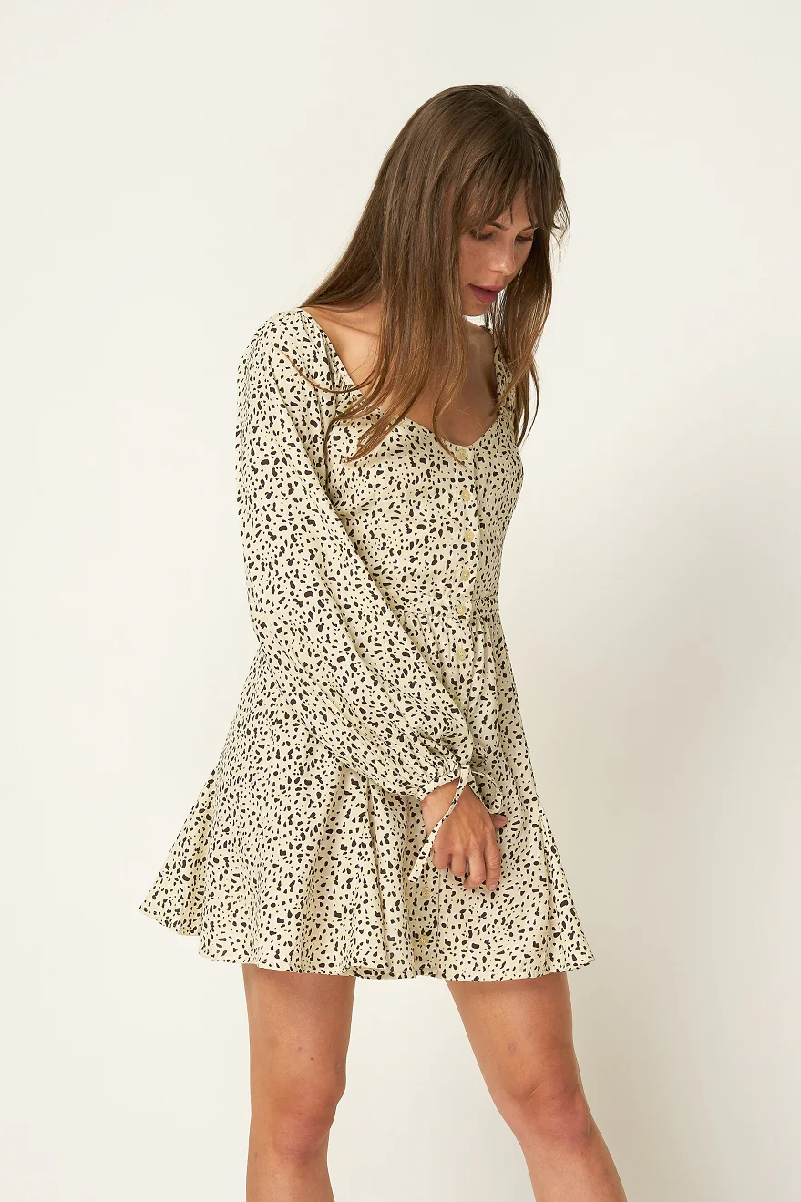 Rue Stiic WOMENS PRISCILLA MINI DRESS BELLAGIO - Image 3