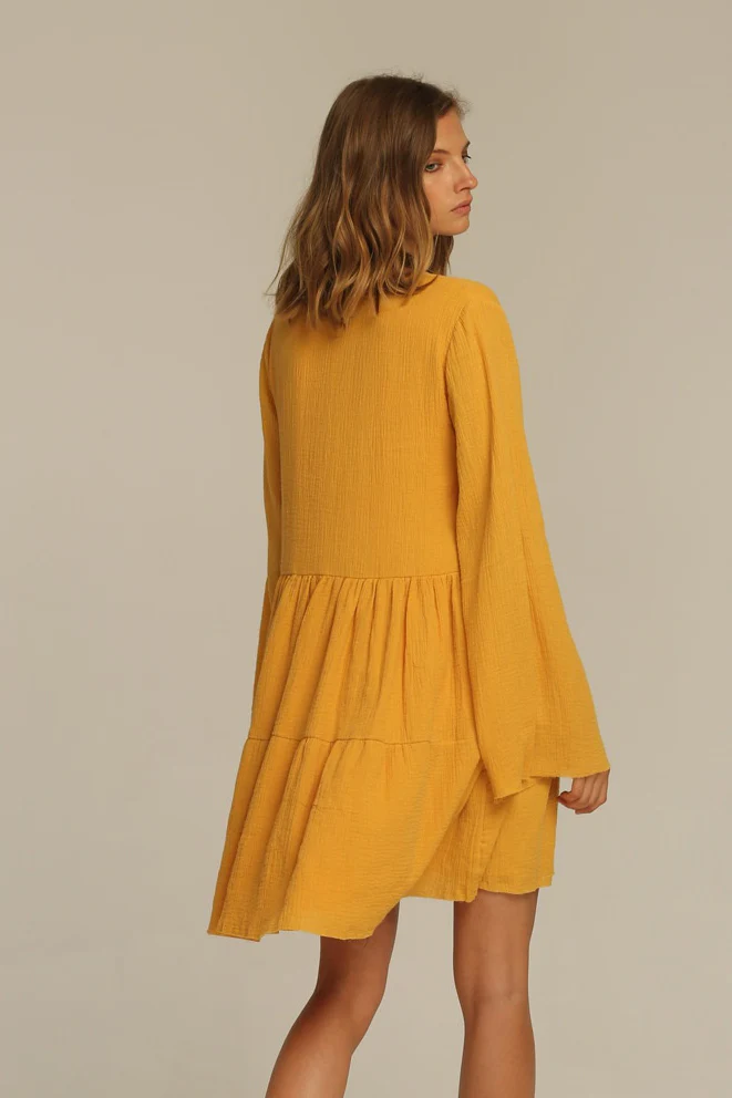Rue Stiic WOMENS TUCSON DRESS - HONEY - Image 3