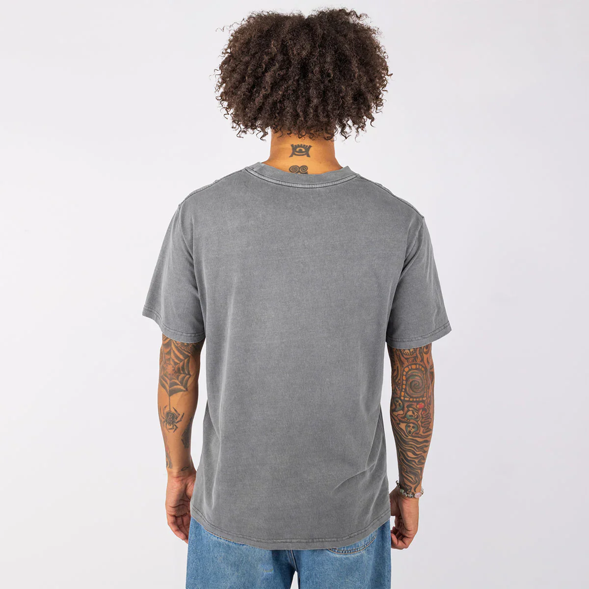 SKWOSH CLUB Mens Bloody Ripper Regular Tee - Charcoal - Image 9