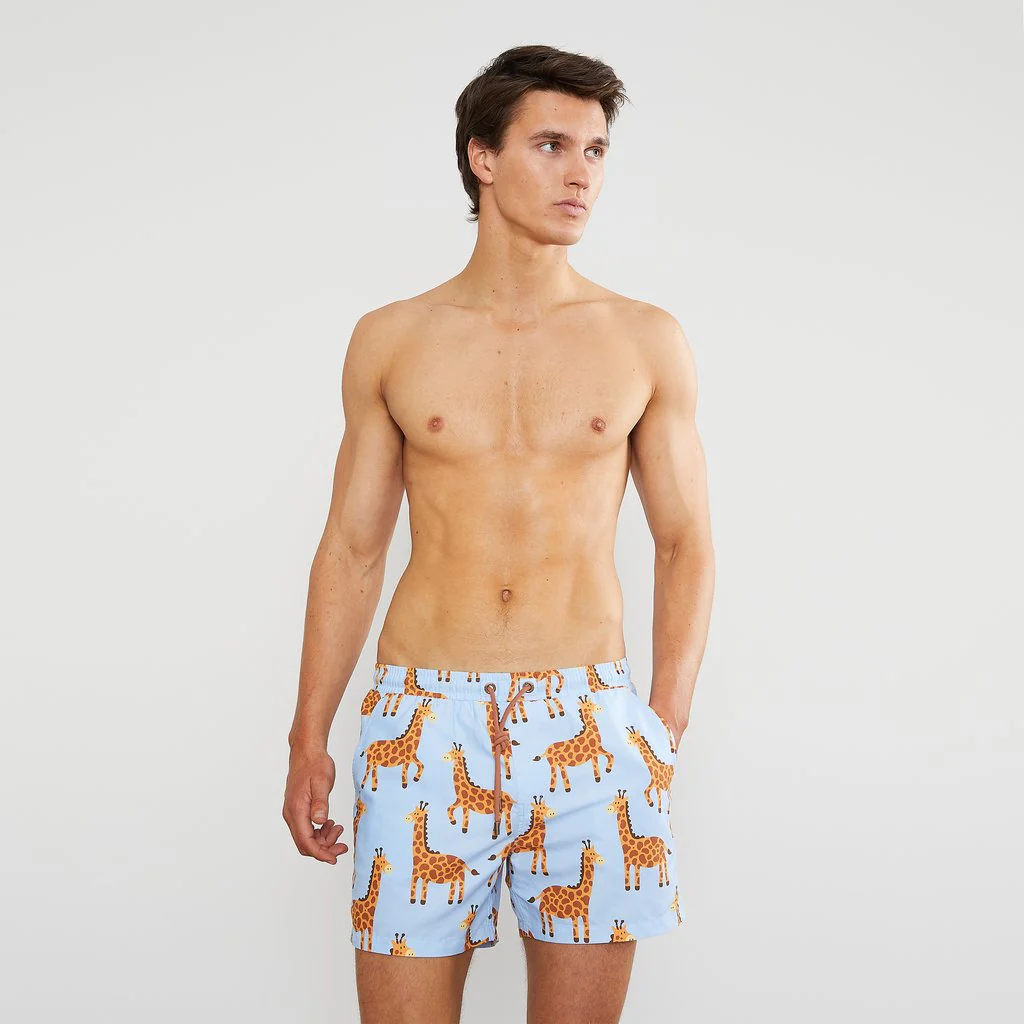 Skwosh Club MENS LONG NECK SWIM SHORTS - Image 3
