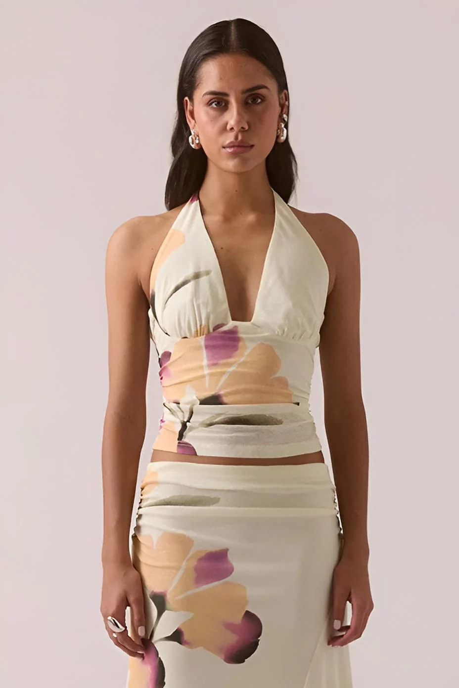 SOVERE Womens Akanni Top in Golden