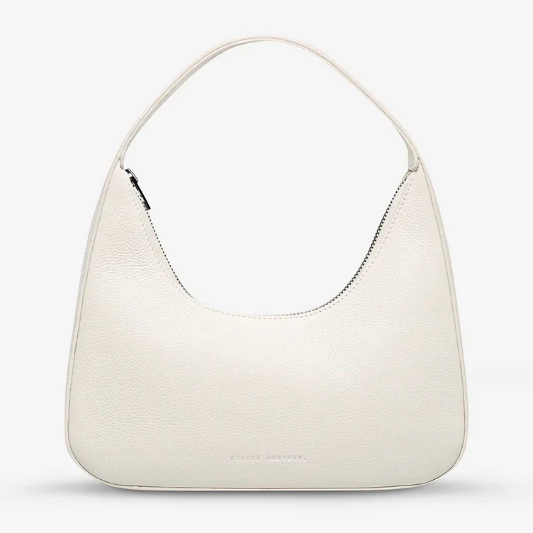 STATUS ANXIETY Womens Aurora Leather Bag - Chalk