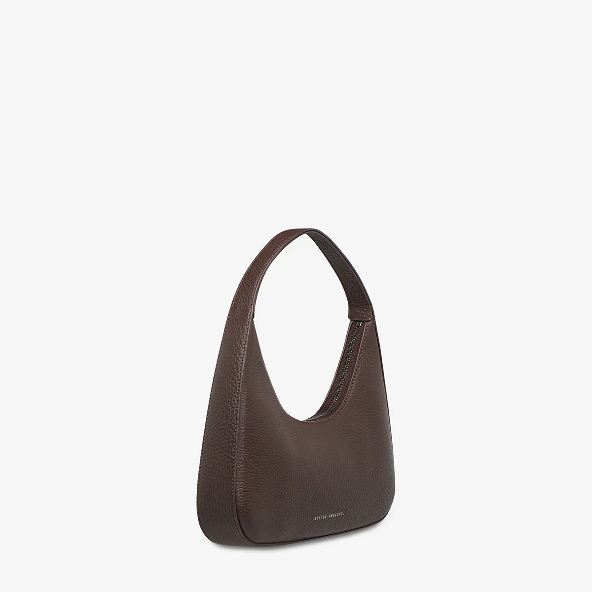STATUS ANXIETY Womens Aurora Leather Bag - Cocoa - Image 4