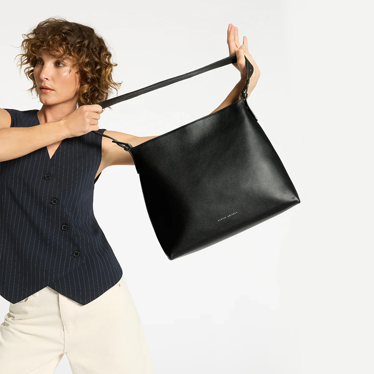 STATUS ANXIETY Womens Forget About It Leather Bag - Black - Image 8
