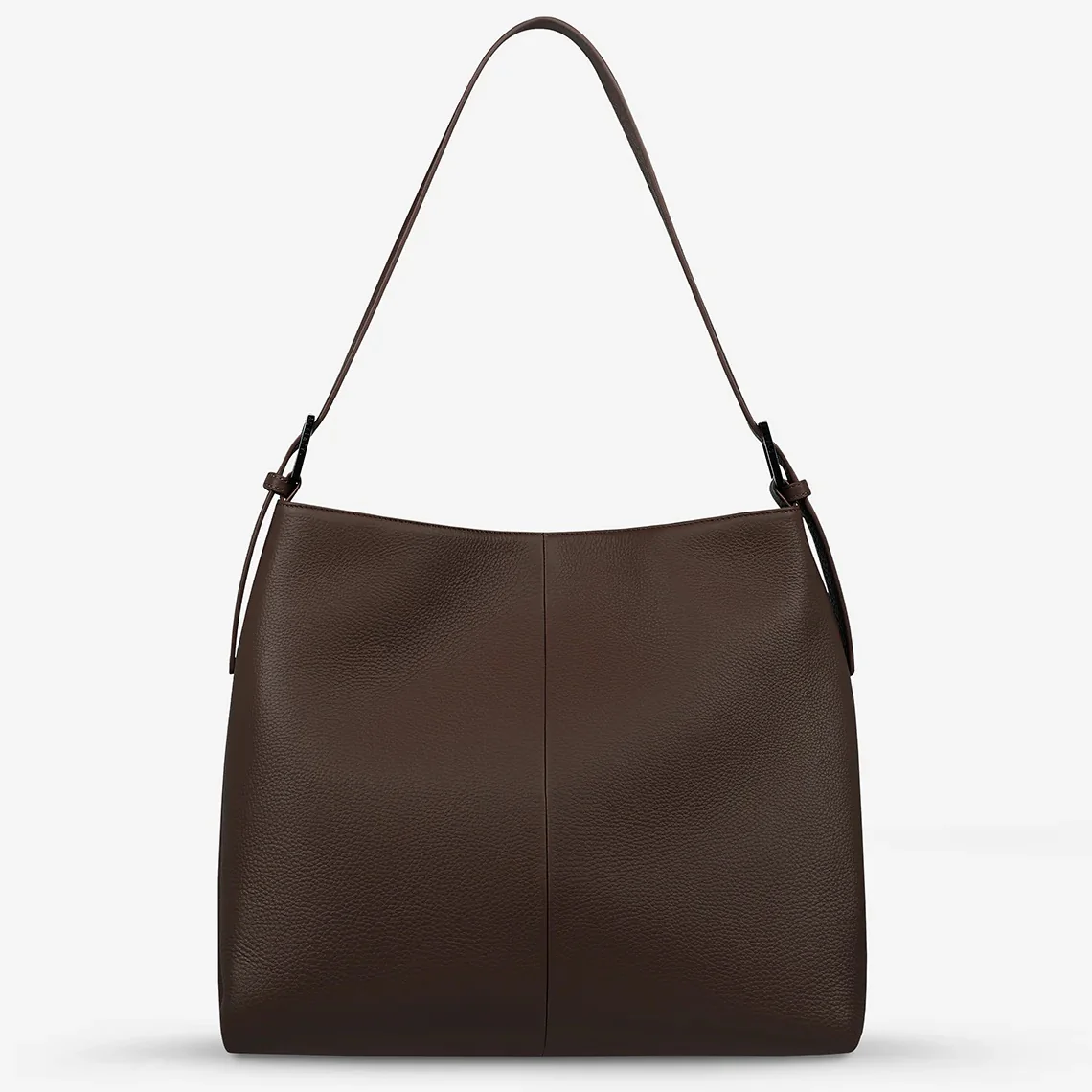 STATUS ANXIETY Womens Forget About It Leather Bag â Cocoa - Image 4