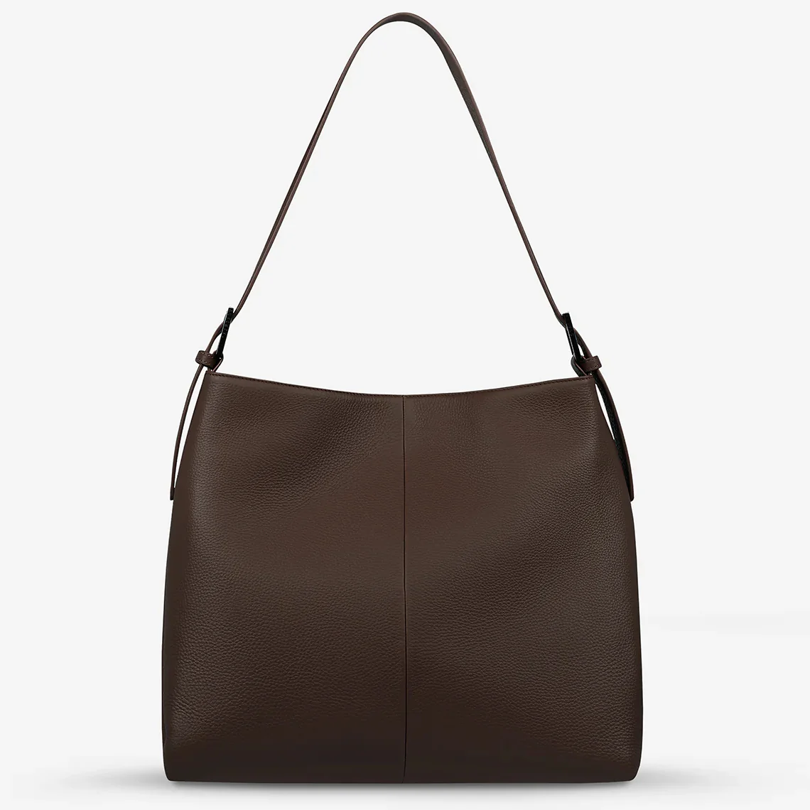 STATUS ANXIETY Womens Forget About It Leather Bag â Cocoa - Image 7