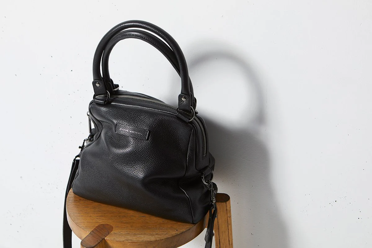 Status Anxiety WOMENS LAST MOUNTAINS LEATHER BAG BLACK - Image 9