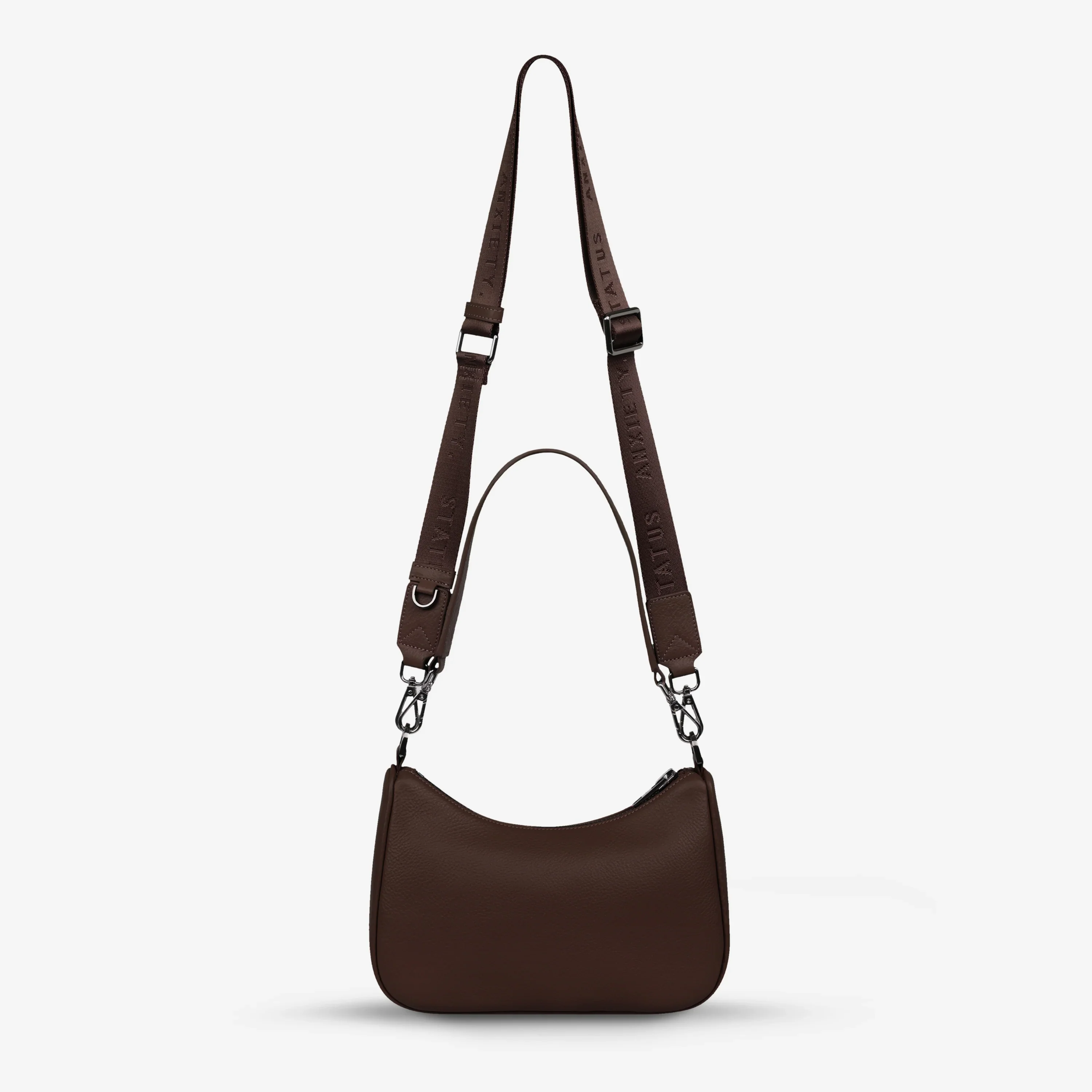 STATUS ANXIETY Womens Look Both Ways Leather Bag - Cocoa - Image 9