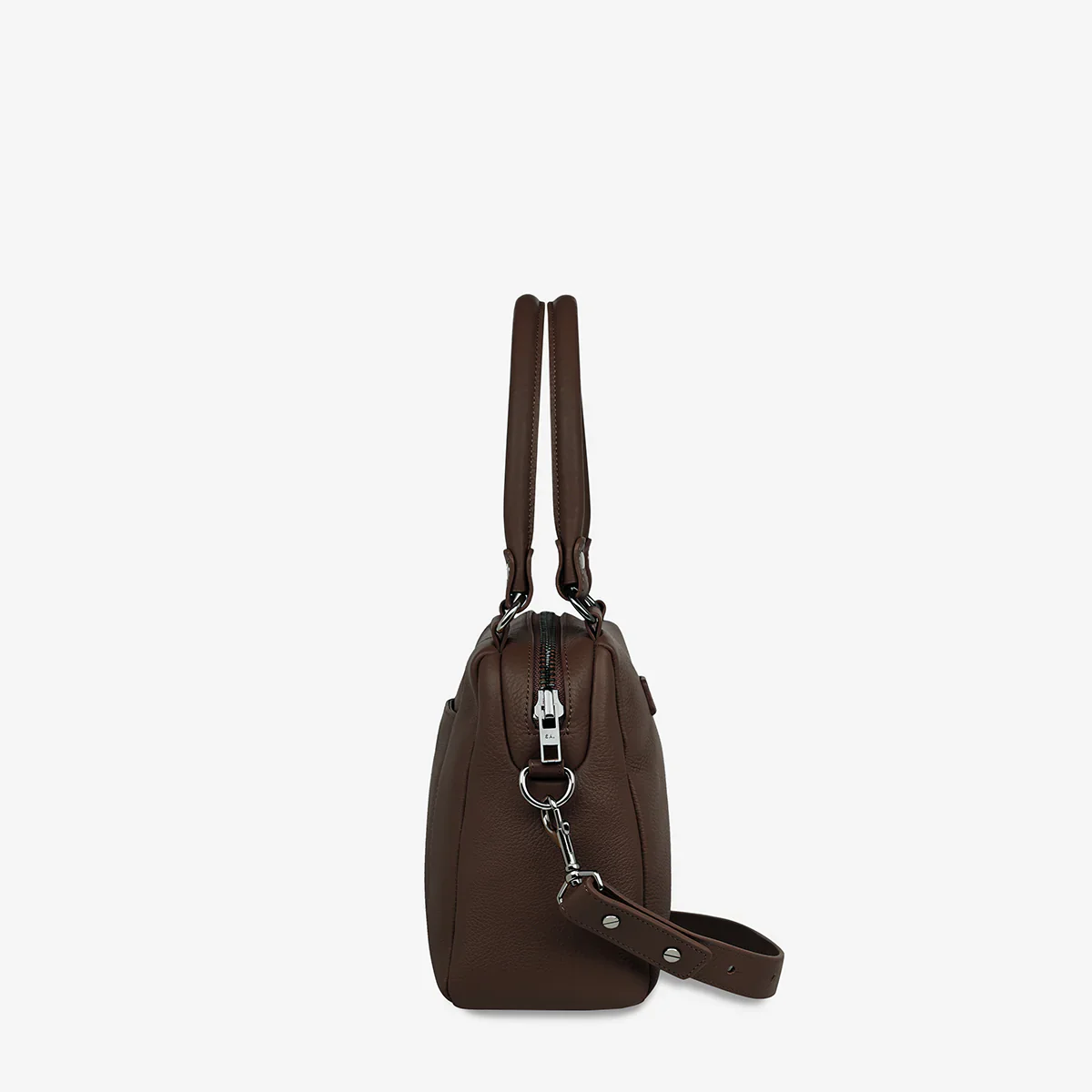 STATUS ANXIETY Womens Mini Mountains Leather Bag  - Cocoa - Image 2