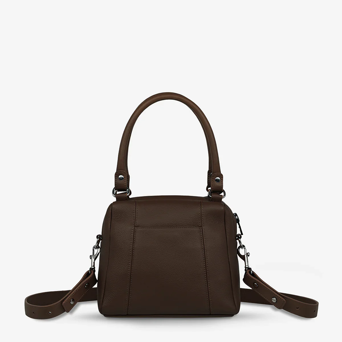 STATUS ANXIETY Womens Mini Mountains Leather Bag  - Cocoa - Image 5
