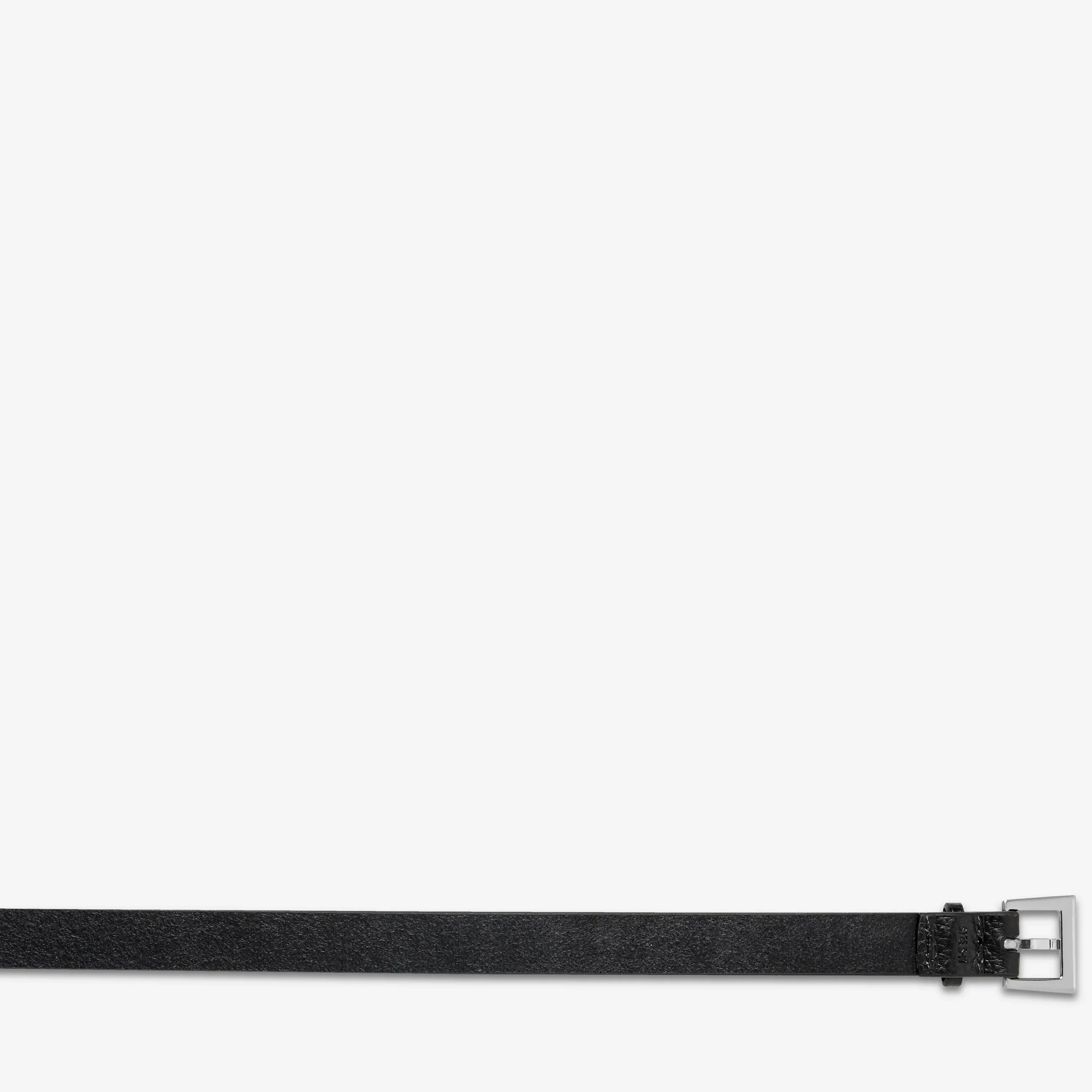 STATUS ANXIETY Womens Part Of Me Leather Belt - Black/ Silver - Image 6