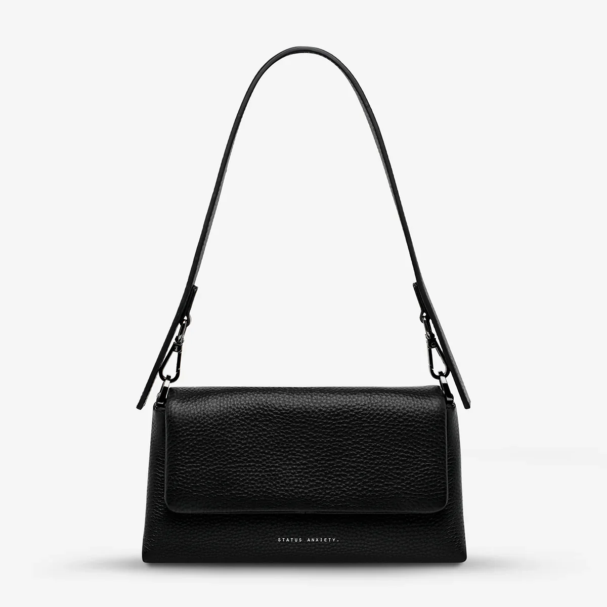 STATUS ANXIETY Womens Zenith Leather Bag - Black - Image 2