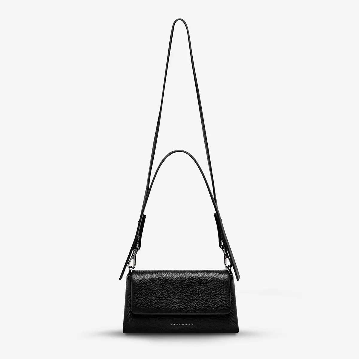 STATUS ANXIETY Womens Zenith Leather Bag - Black - Image 5