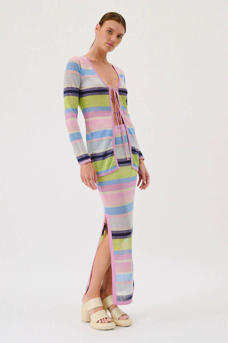 SUBOO Womens Zephyr Midi Skirt - Multi - Image 3