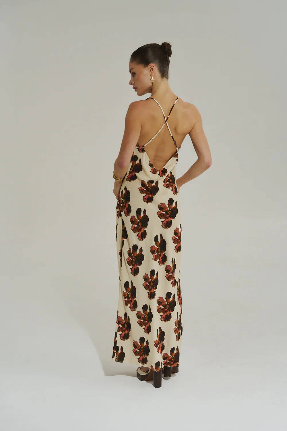 SUMMI SUMMI Womens Amelie Maxi Dress in Butter Fleur