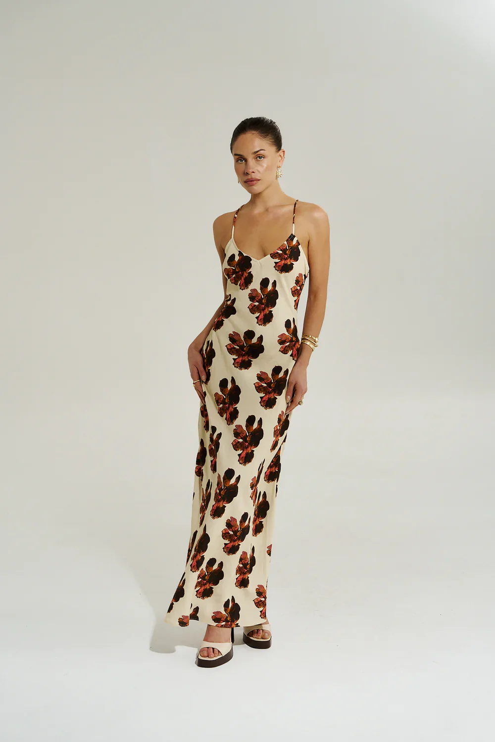 SUMMI SUMMI Womens Amelie Maxi Dress in Butter Fleur - Image 6