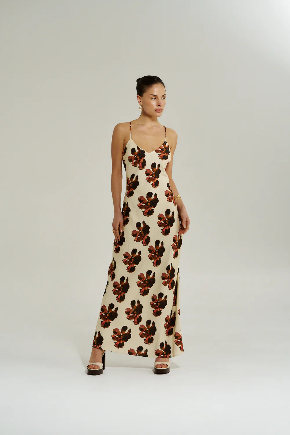 SUMMI SUMMI Womens Amelie Maxi Dress in Butter Fleur - Image 8