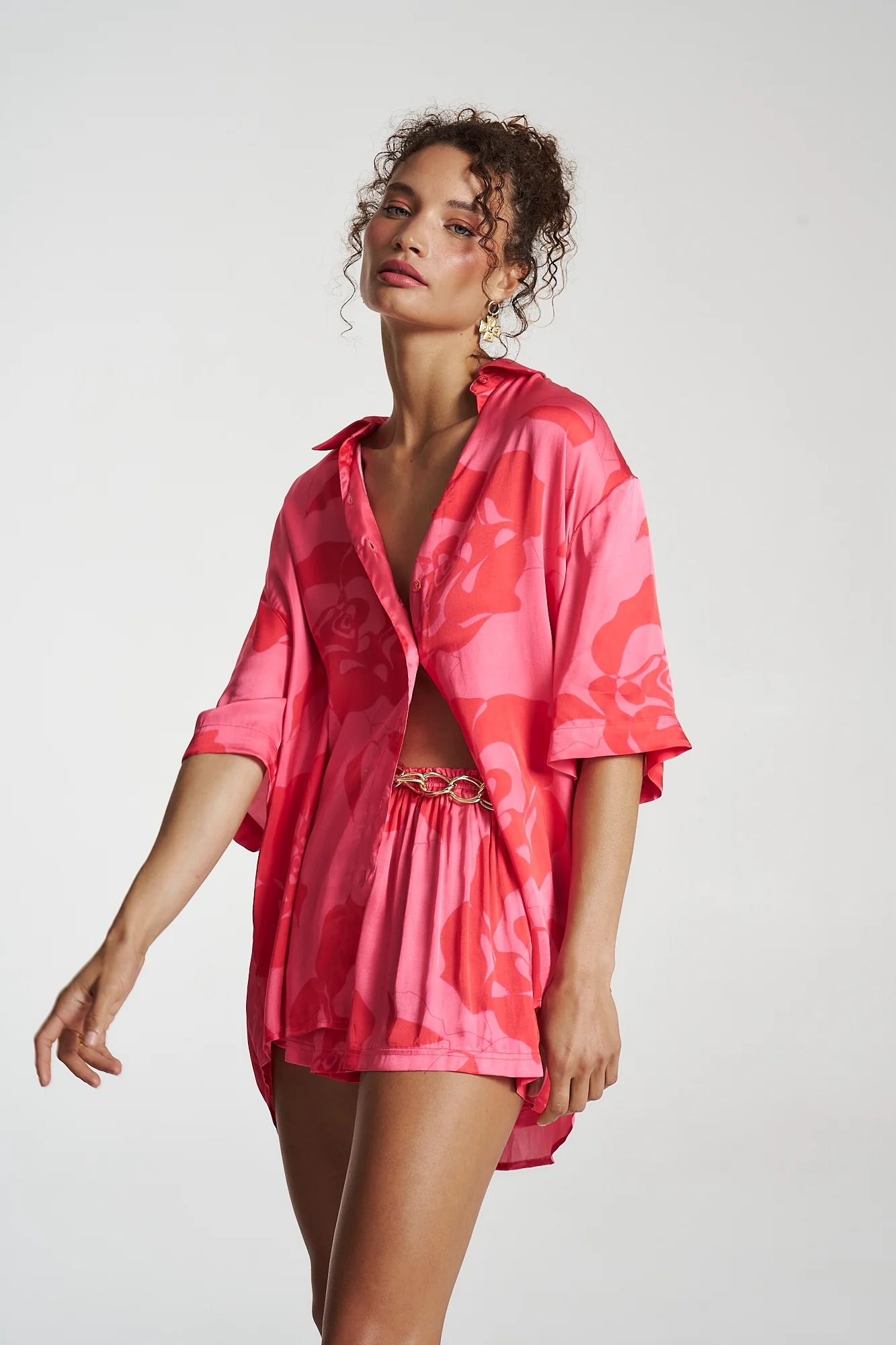 SUMMI SUMMI Womens Big Shirt - A Rose By Any Other Name - Image 11