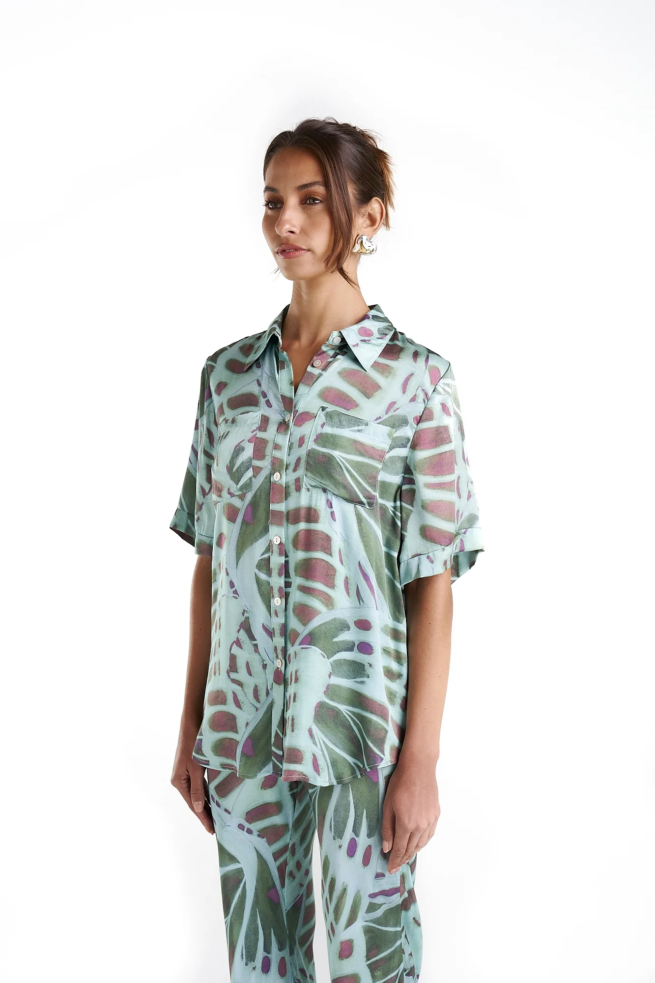 SUMMI SUMMI Womens Button Up Shirt - Viceroy - Image 2