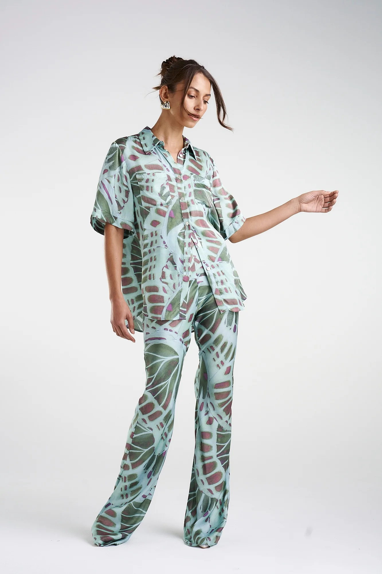 SUMMI SUMMI Womens Button Up Shirt - Viceroy - Image 8