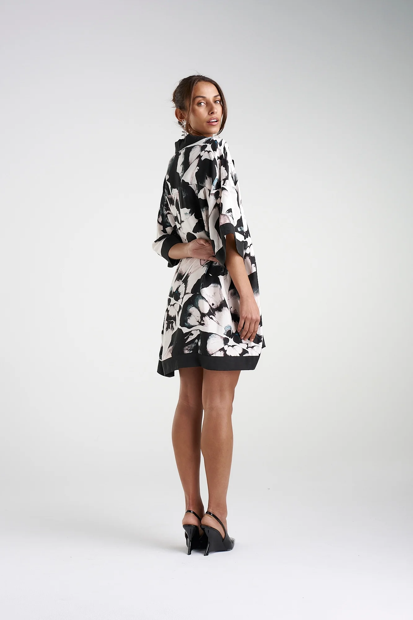 SUMMI SUMMI Womens Luka Shirt Dress with Collar- Everlast - Image 10