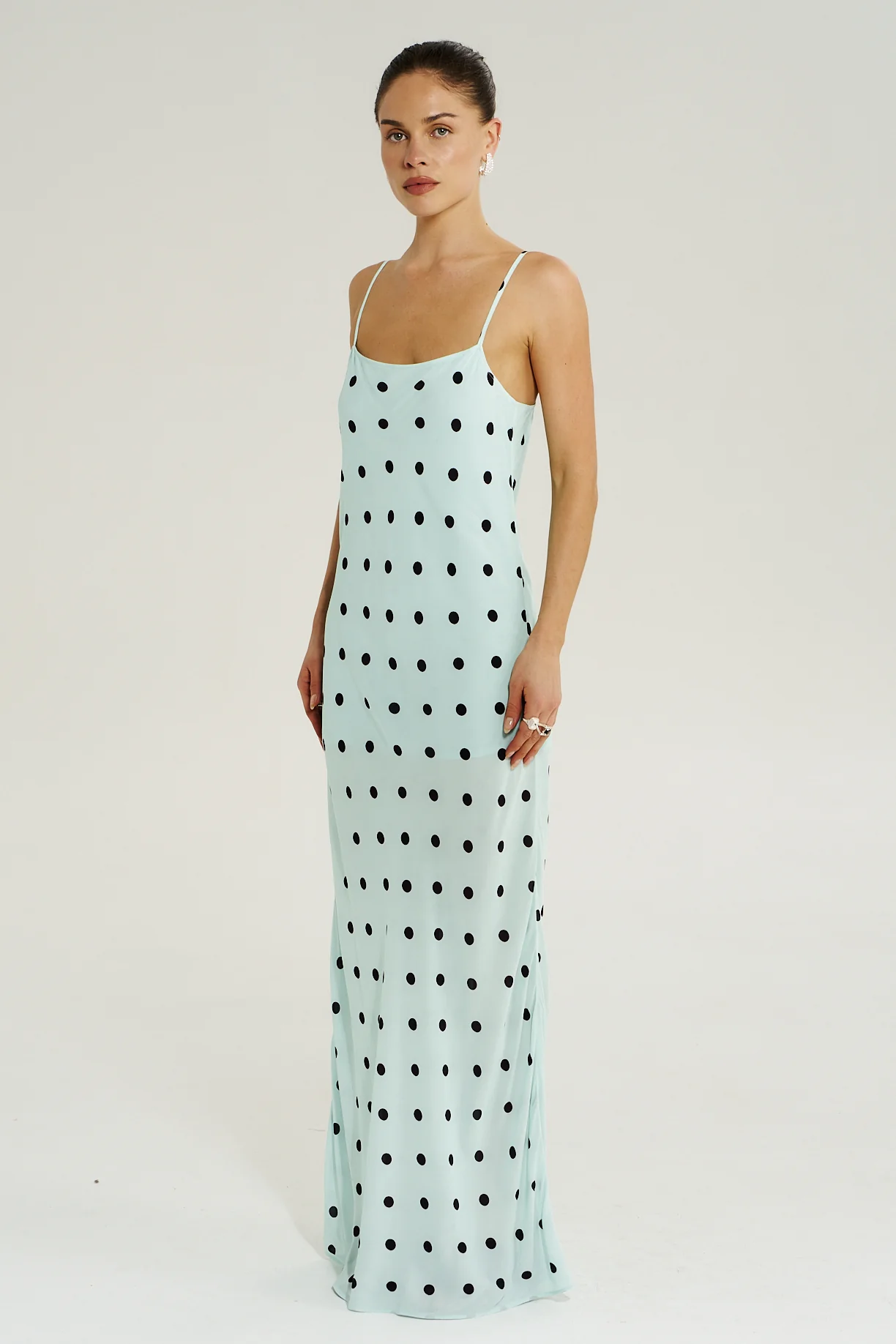 SUMMI SUMMI Womens Luna Maxi Dress in Pinot Drops - Image 2