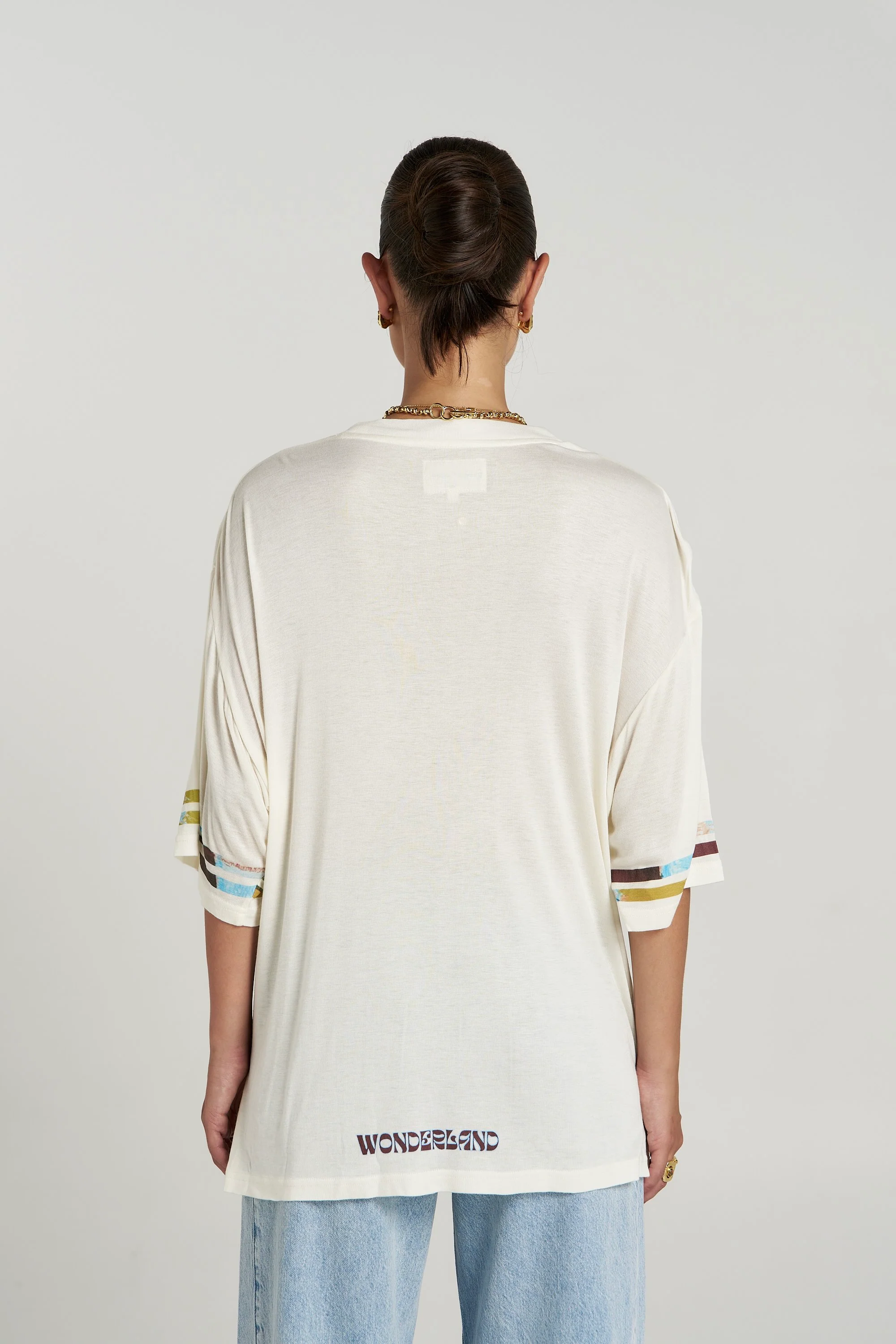 SUMMI SUMMI Womens Oversized Tee in Wonderland - Image 5