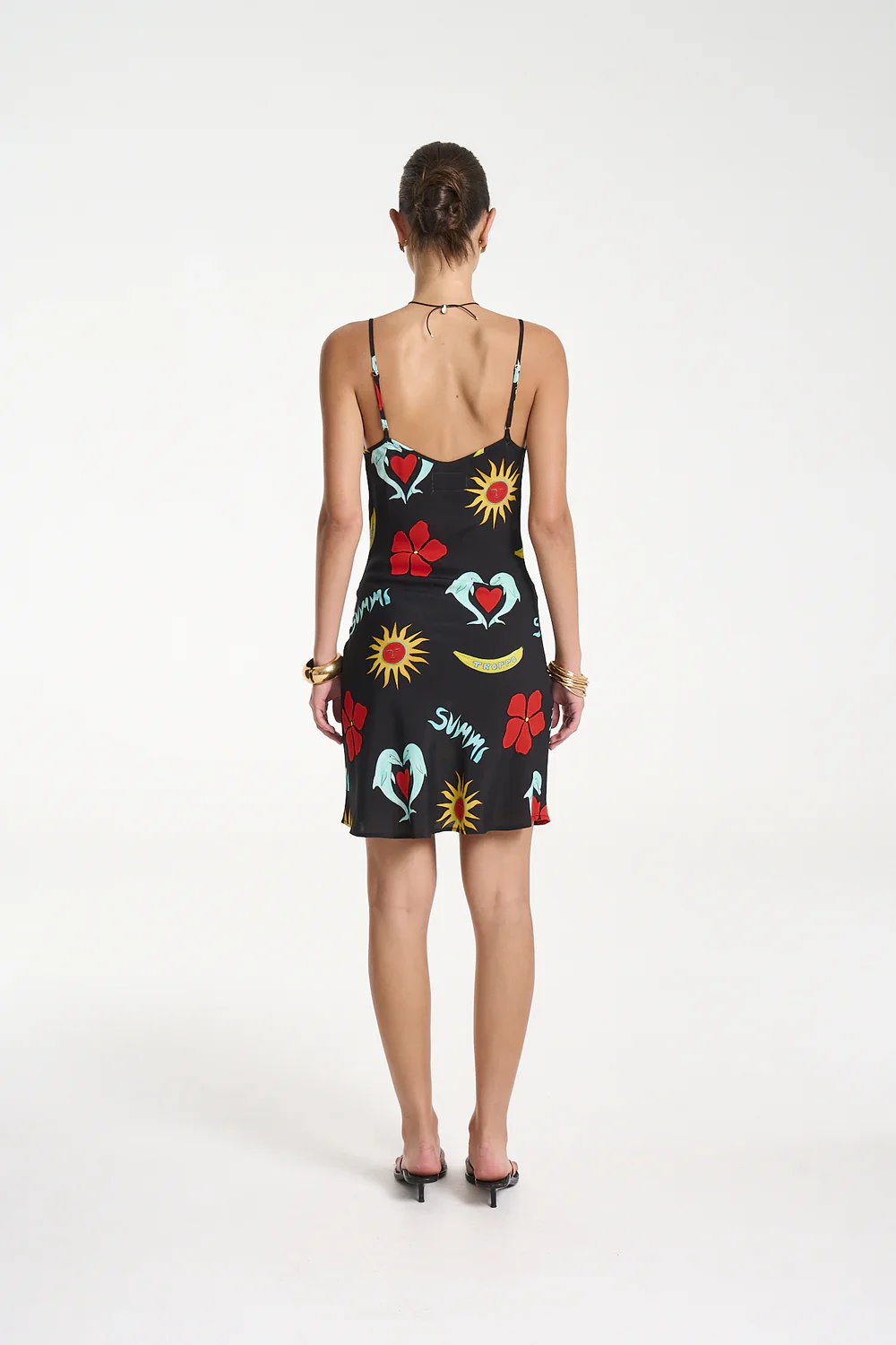SUMMI SUMMI Womens Siren Mini Dress in Troppo Night - Image 5