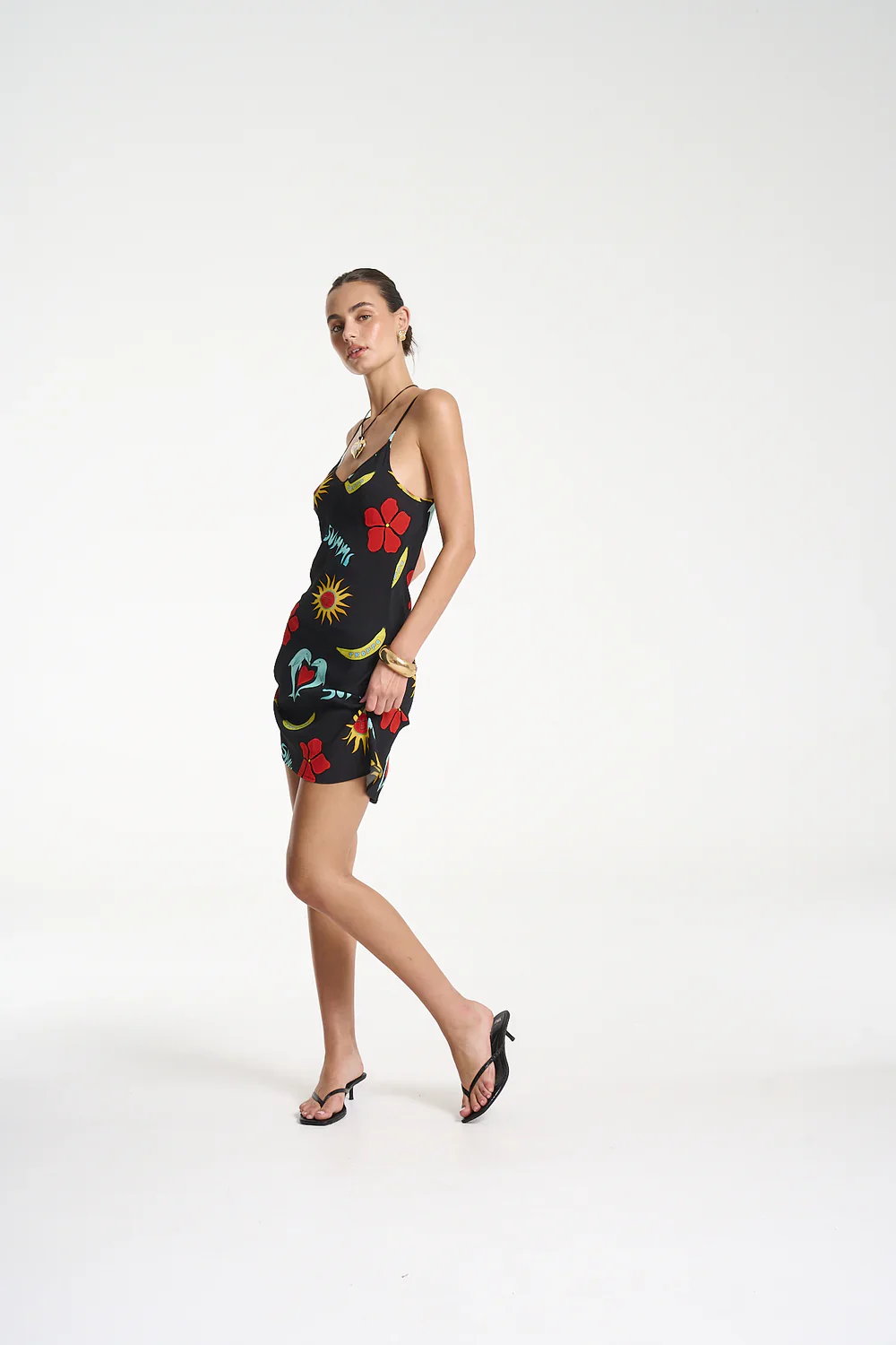 SUMMI SUMMI Womens Siren Mini Dress in Troppo Night - Image 6