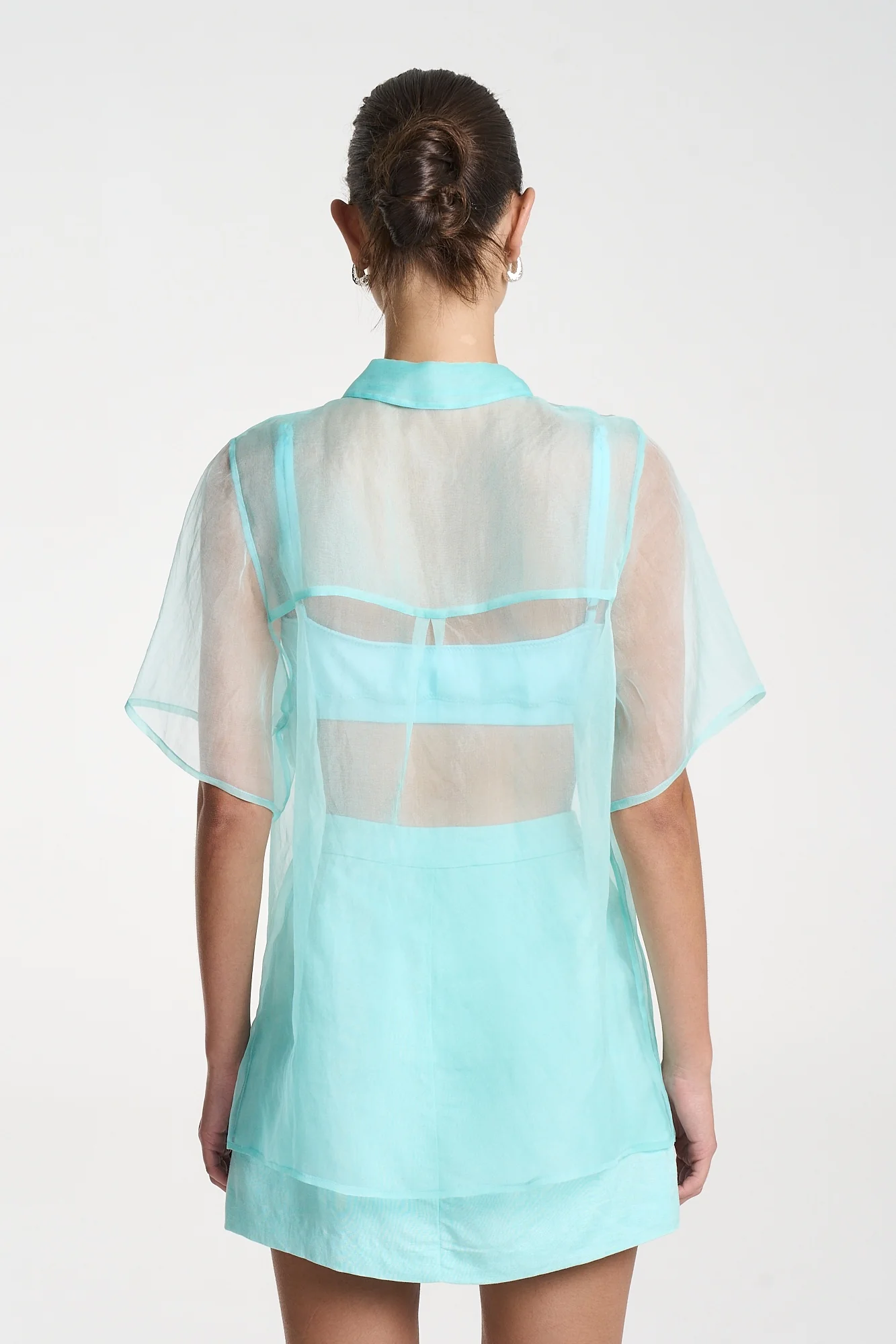 SUMMI SUMMI Womens Skort in Aqua - Image 7