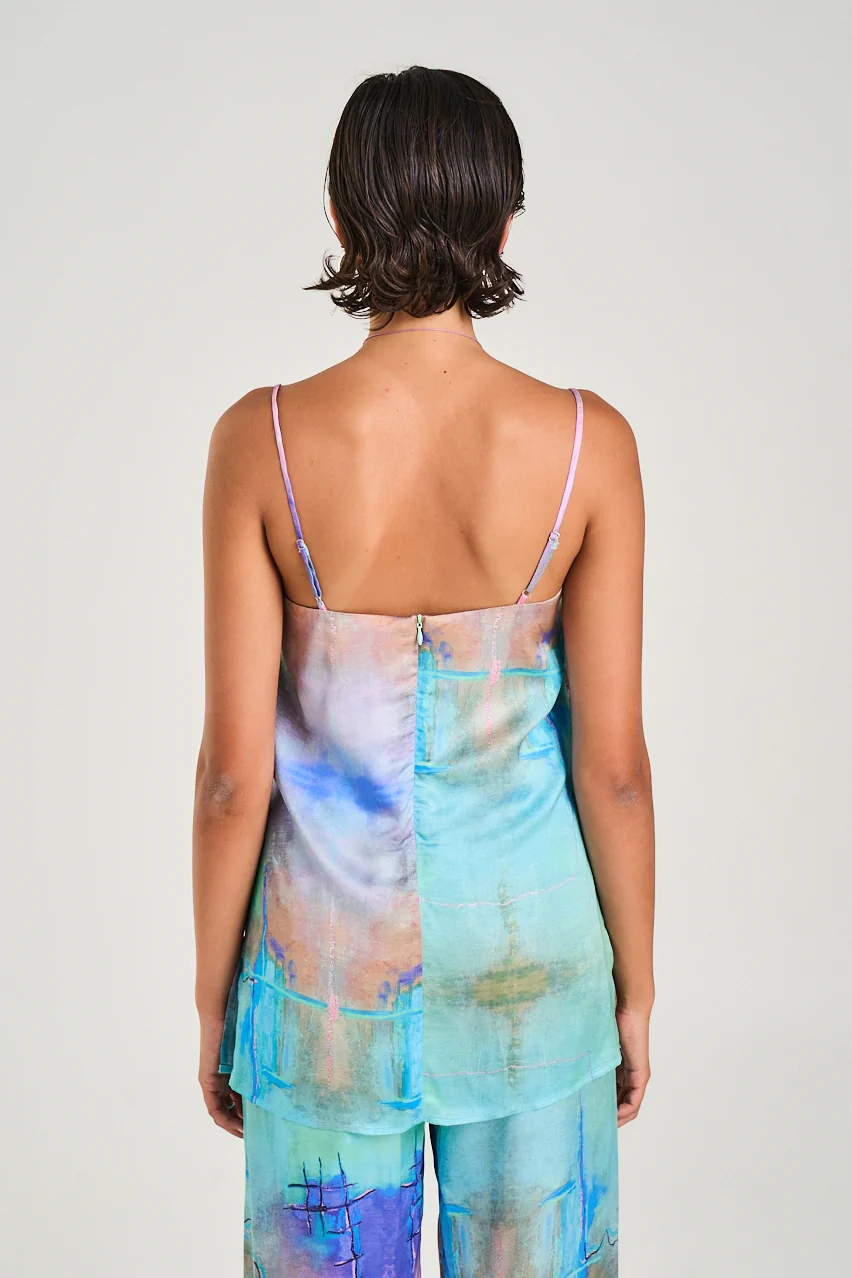 SUMMI SUMMI Womens Tunic Top in H20 Print - Image 4