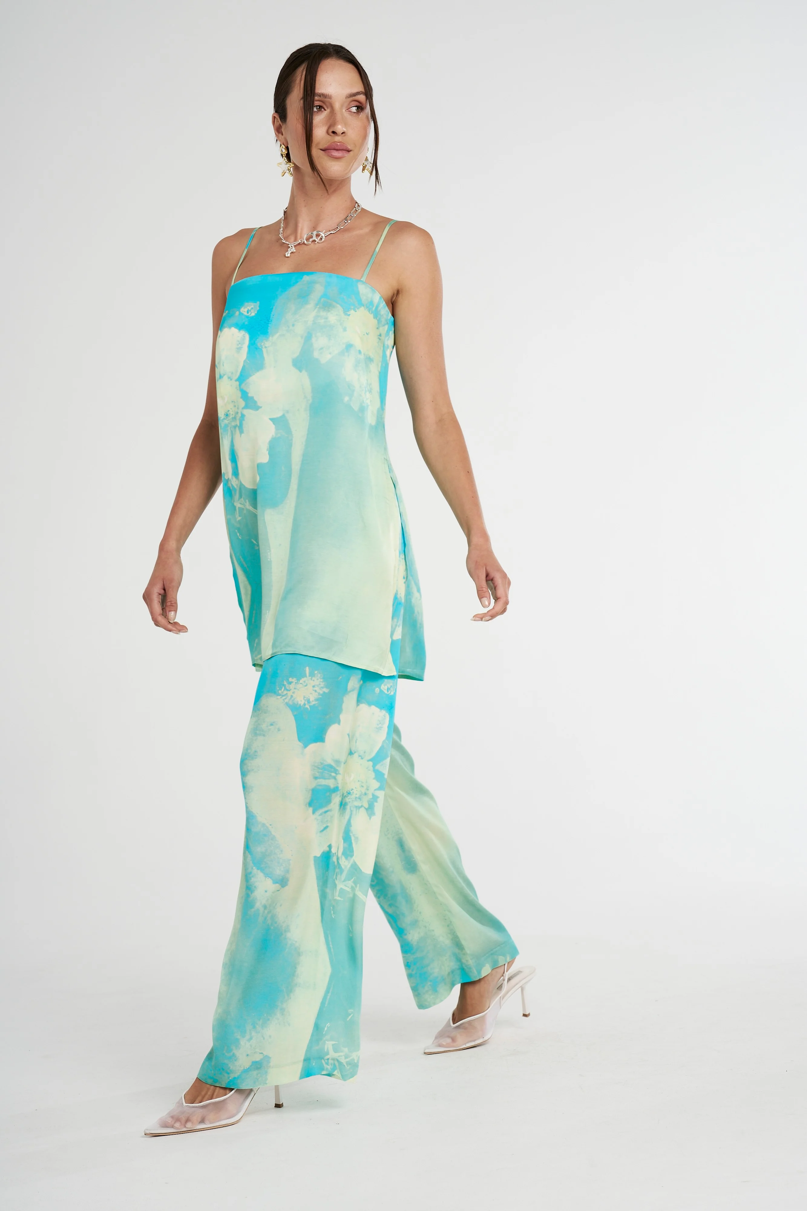 SUMMI SUMMI Womens Wide Leg Pant Lemon Lumen - Image 5