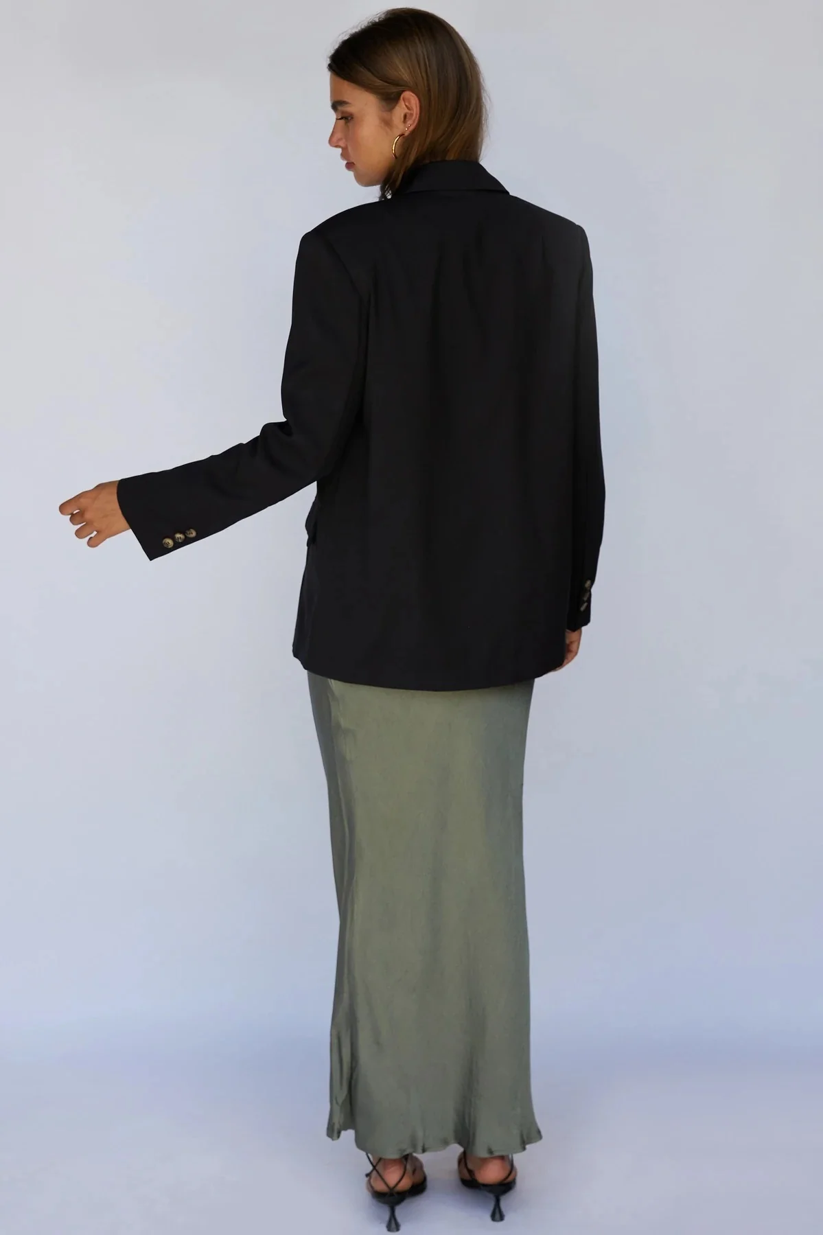 SUNDAYS THE LABEL Womens Axel Blazer Black - Image 3