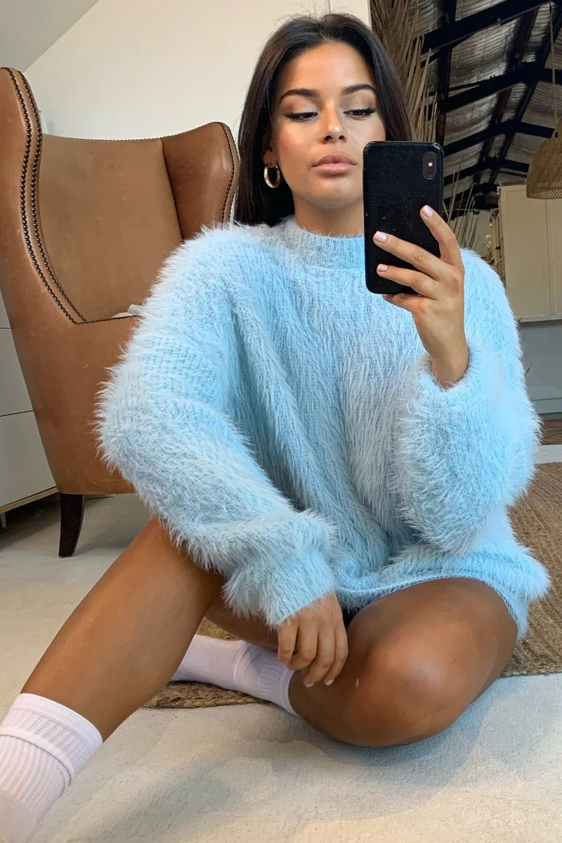 Sundays The Label WOMENS COZI KNIT - BABY BLUE - Image 7