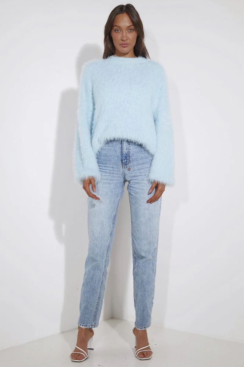 Sundays The Label WOMENS COZI KNIT - BABY BLUE - Image 9