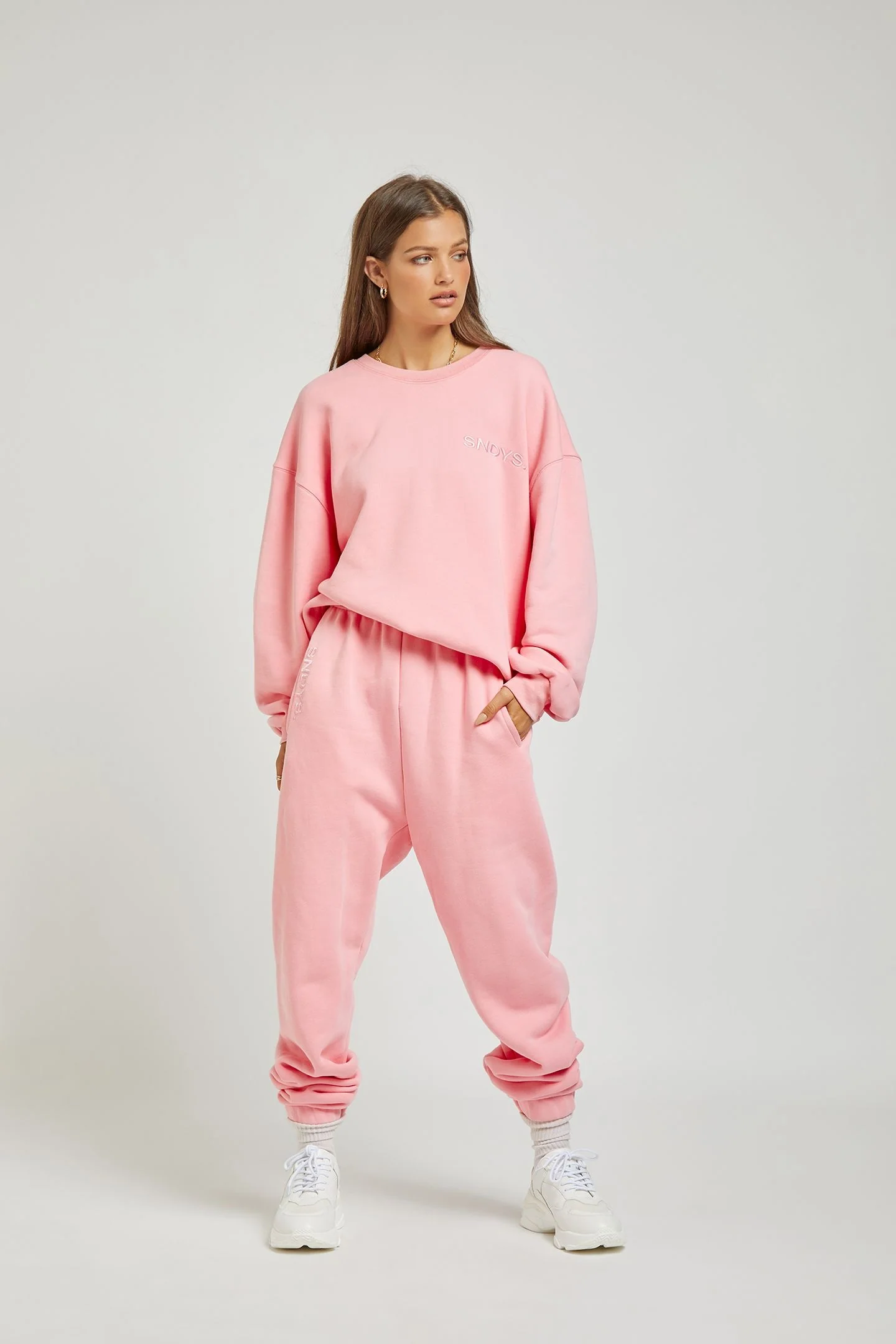 Sundays The Label WOMENS FLIX SWEATER - PINK - Image 5