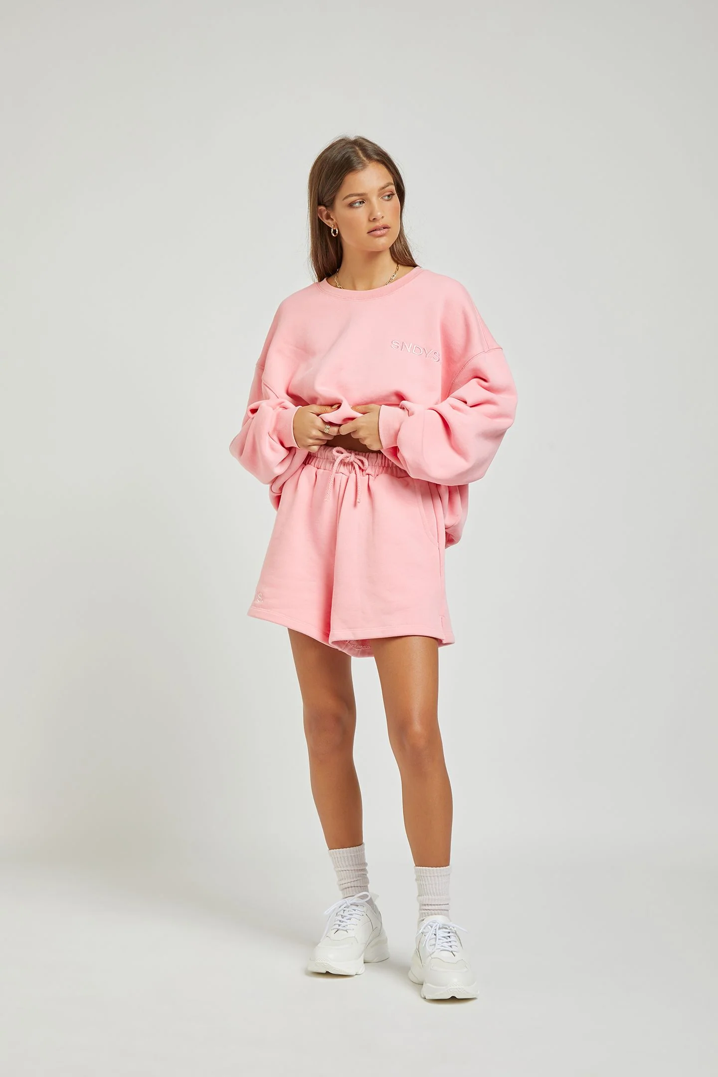 Sundays The Label WOMENS FLIX SWEATER - PINK - Image 7
