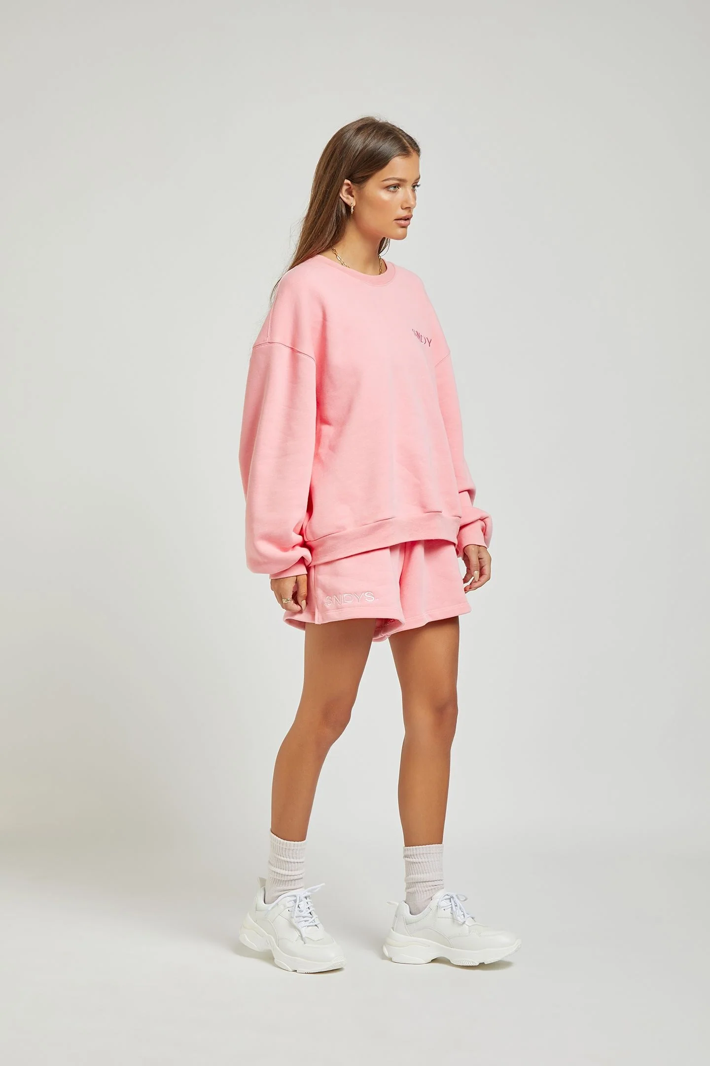 Sundays The Label WOMENS FLIX SWEATER - PINK - Image 9
