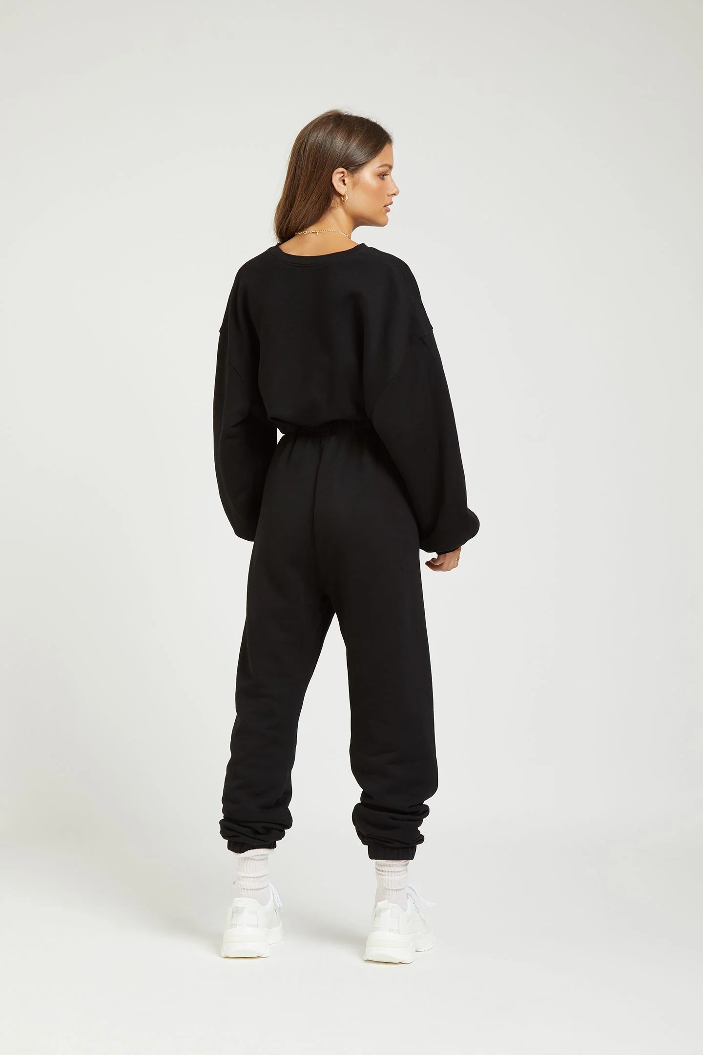 Sundays The Label WOMENS FLIX SWEATPANT - BLACK - Image 3