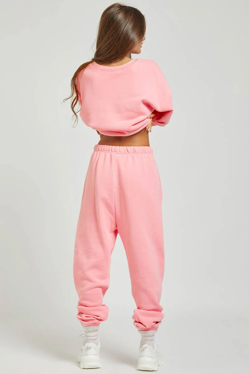 Sundays The Label WOMENS FLIX SWEATPANT - PINK - Image 3